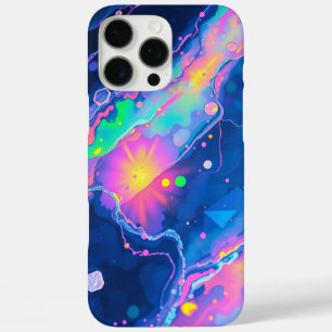 Funda iPhone 16 Pro Max Escapado cósmico colorido arte de fantasía abstrac