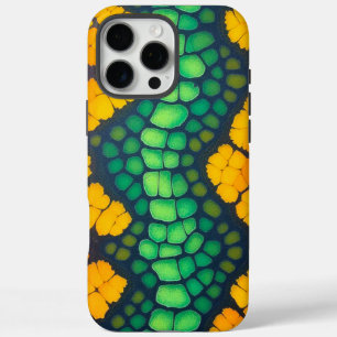 Funda iPhone 16 Pro Max Escudo Viper: Diseño artístico de serpientes