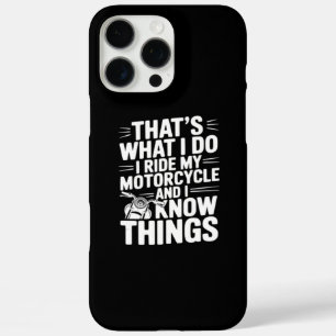 Funda iPhone 16 Pro Max Eso es lo que hago yo monto en mi motocicleta y sé