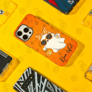 Funda iPhone 16 Pro Max Especie de calabaza fantasma de Halloween personal
