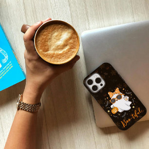 Funda iPhone 16 Pro Max Especie de calabaza fantasma de Halloween personal