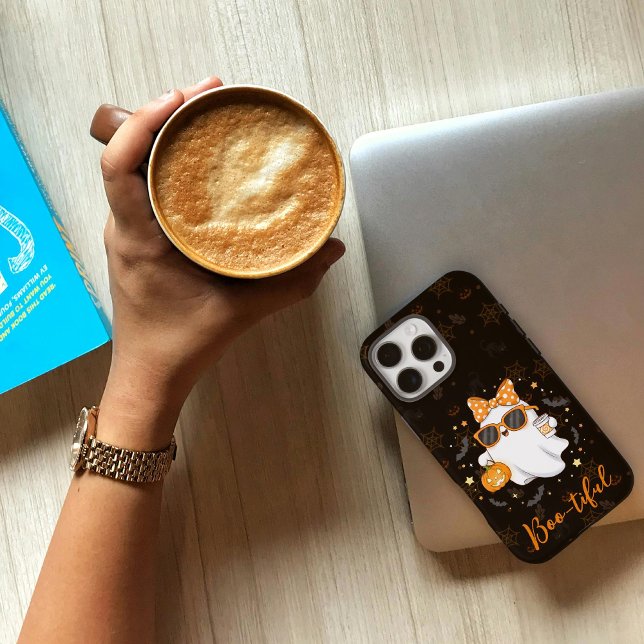 Funda iPhone 16 Pro Max Especie de calabaza fantasma de Halloween personal (Subido por el creador)