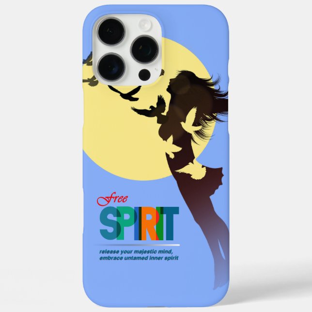 Funda iPhone 16 Pro Max Espíritu Libre | (Reverso )