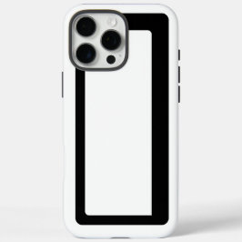 Funda iPhone 16 Pro Max Esquema abstracto minimalista en blanco y negro