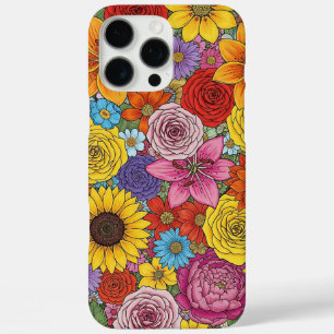 FUNDA iPhone 16 PRO MAX ESTAMPADOS FLORALES INTRINCADOS