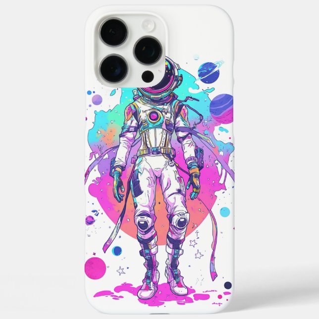 Funda iPhone 16 Pro Max Estuche Astronaut Apollo para iPhone / iPad (Reverso )