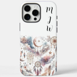 Funda iPhone 16 Pro Max Estuche Boho Indian Feather para iPhone / iPad