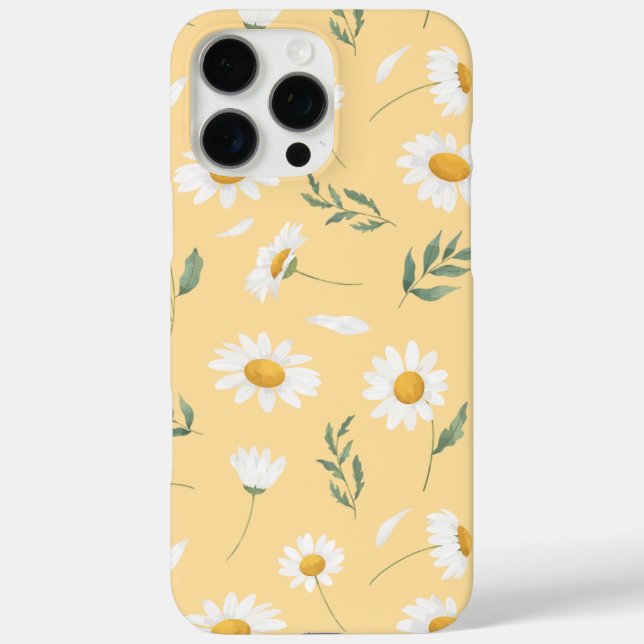 Funda iPhone 16 Pro Max Estuche Daisy Floral para iPhone - Cubierta estéti (Reverso )