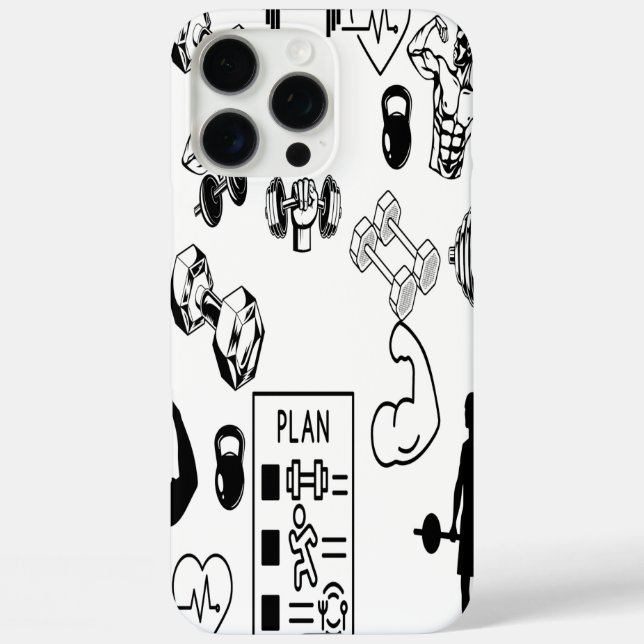 Funda iPhone 16 Pro Max Estuche de teléfono de agarre eléctrico Veiny Dumb (Reverso )