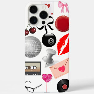 Funda iPhone 16 Pro Max Estuche de teléfono estético retro - Vibes vintage