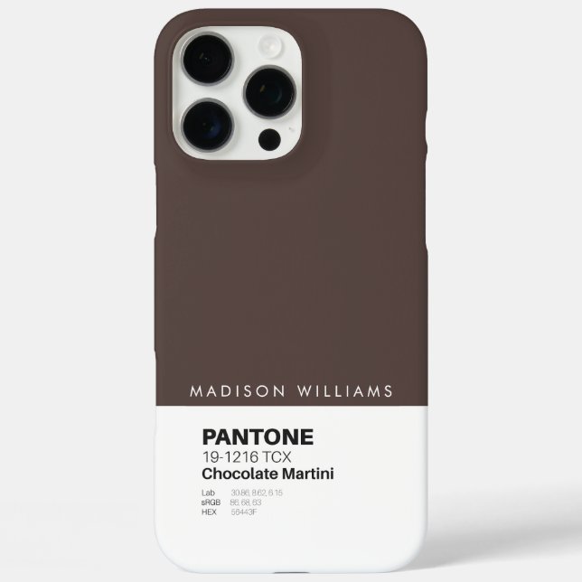 Funda iPhone 16 Pro Max Estuche de teléfono personalizado | Moderno person (Reverso )