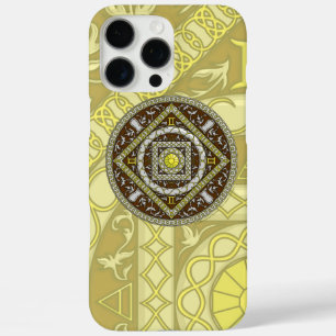 Funda iPhone 16 Pro Max Estuche Gemini Mandala Funda-Mate Phone