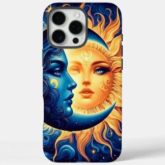 Funda iPhone 16 Pro Max Estuche Mystical Sun and Moon Phone