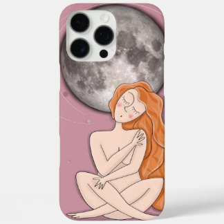 Funda iPhone 16 Pro Max Estuche para iPhone celeste - Ilustracion de mano 