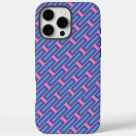 Funda iPhone 16 Pro Max Estuche para iphone con patrón "Crossweave"