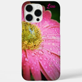 Funda iPhone 16 Pro Max Estuche para iPhone de Gerbera Rosa Personalizada