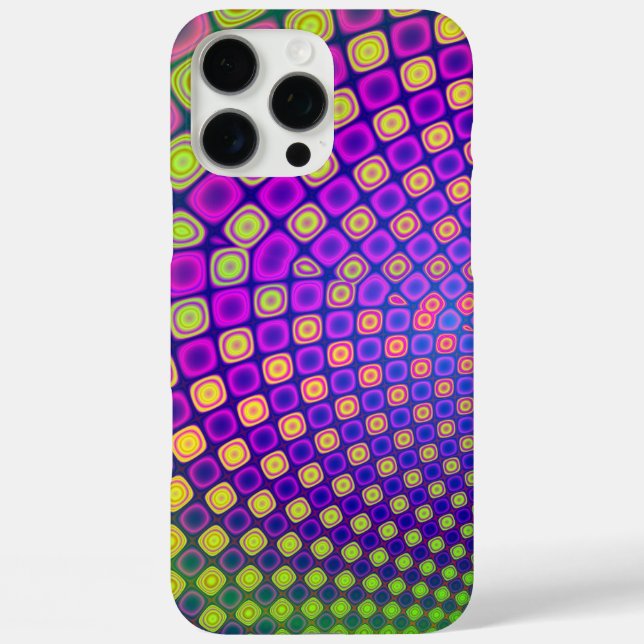 Funda iPhone 16 Pro Max Estuche para iPhone de patrones abstractos de moda (Reverso )