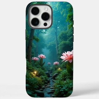 Funda iPhone 16 Pro Max Estuche para iPhone/Ipad de bosque encantado