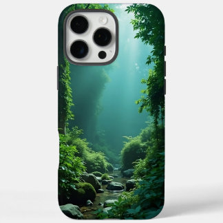 Funda iPhone 16 Pro Max Estuche para iPhone Mystical Forest Stream