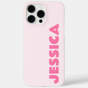 Funda iPhone 16 Pro Max Estuche para iPhone personalizado de nombre simple