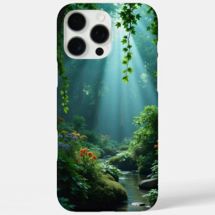 Funda iPhone 16 Pro Max Estuche para iPhone Tranquil Forest Stream