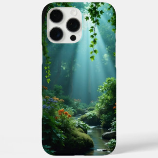 Funda iPhone 16 Pro Max Estuche para iPhone Tranquil Forest Stream