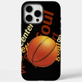 Funda iPhone 16 Pro Max Fanáticos deportivos de baloncesto.