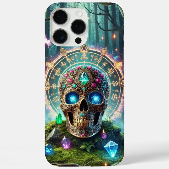 Funda iPhone 16 Pro Max Fantasy Skull (Reverso )
