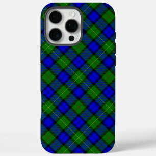Funda iPhone 16 Pro Max Farquharson tartan chicha azul