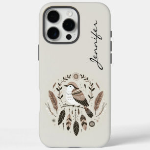 Funda iPhone 16 Pro Max Feather Sacred Skies Bird Boho iPhone / iPad case