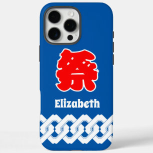 Funda iPhone 16 Pro Max Festival de Abrigo Happi Azul