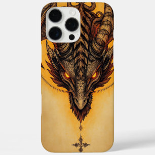 Funda iPhone 16 Pro Max Fiery Antiguo Dragón Fantasía Arte