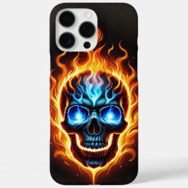 Funda iPhone 16 Pro Max Fiery Skull