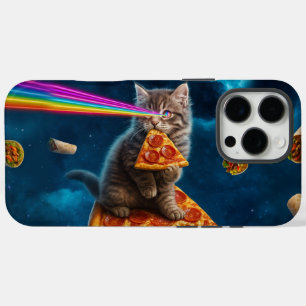 Funda iPhone 16 Pro Max Fiesta Pizza Cat Láser
