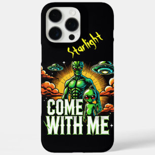 Funda iPhone 16 Pro Max Figuras alienígenas: Aventuras en el espacio