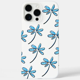 Funda iPhone 16 Pro Max flor azul