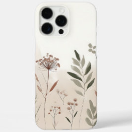 Funda iPhone 16 Pro Max Flor salvaje Boho | Patrón floral del jardín desie