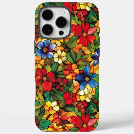 Funda iPhone 16 Pro Max Flora de verano brillante