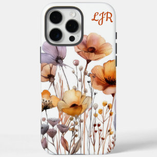 Funda iPhone 16 Pro Max Floral acuarela de Moda Boho