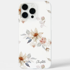 Funda iPhone 16 Pro Max Floral elegante y eterna