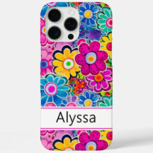 Floral Personalizado Retro Groovy