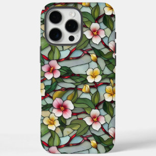 Funda iPhone 16 Pro Max Florales De Primavera En Rosa Y Amarillo