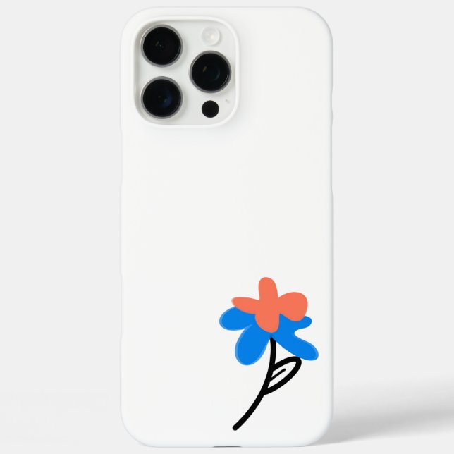 Funda iPhone 16 Pro Max florecer en mi corazón (Reverso )