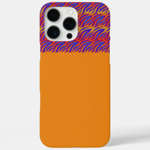 Funda iPhone 16 Pro Max Flores azules