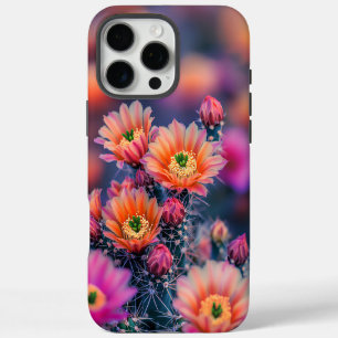 Funda iPhone 16 Pro Max Flores de actus florecientes en un desierto