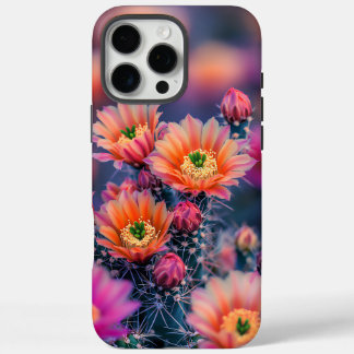 Funda iPhone 16 Pro Max Flores de actus florecientes en un desierto