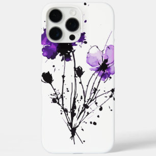 Funda iPhone 16 Pro Max Flores de acuarela abstractas