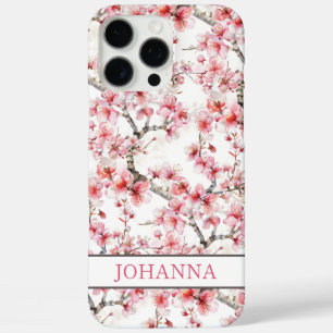 Funda iPhone 16 Pro Max Flores de Cerezo Sakura Japonesas 