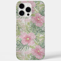Flores rosadas tropicales esparcen
