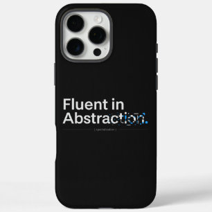 Funda iPhone 16 Pro Max Fluido en Tecnología de Abstracción Diseño en Modo